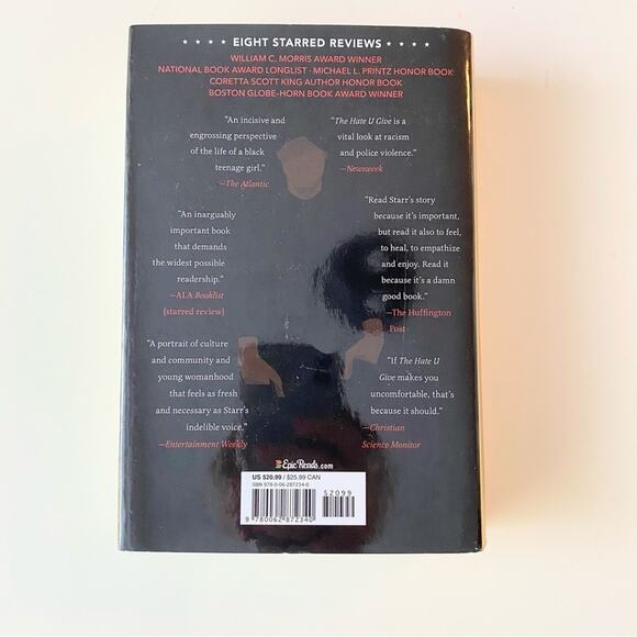 Angie Thomas The Hate U Give Collector's Edition Hardback Book - Picture 4 of 5